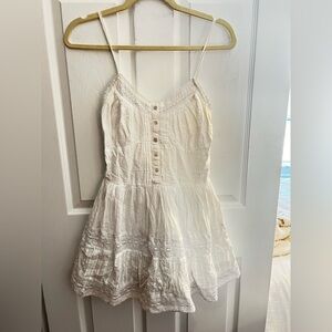 Aerie White Lace Dress
